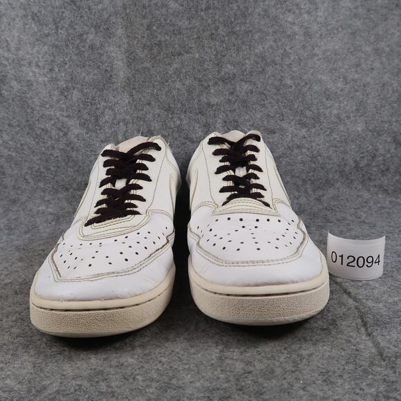 Nike Shoes Womens 8 Sneakers Court Vision Low Basketball Trainers Leather White - Picture 2 of 12